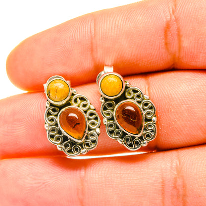 Citrine Earrings handcrafted by Ana Silver Co - EARR418105