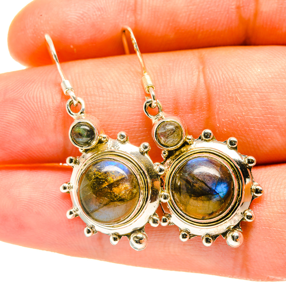 Labradorite Earrings handcrafted by Ana Silver Co - EARR418118