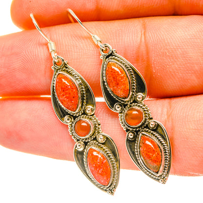 Sponge Coral Earrings handcrafted by Ana Silver Co - EARR418129