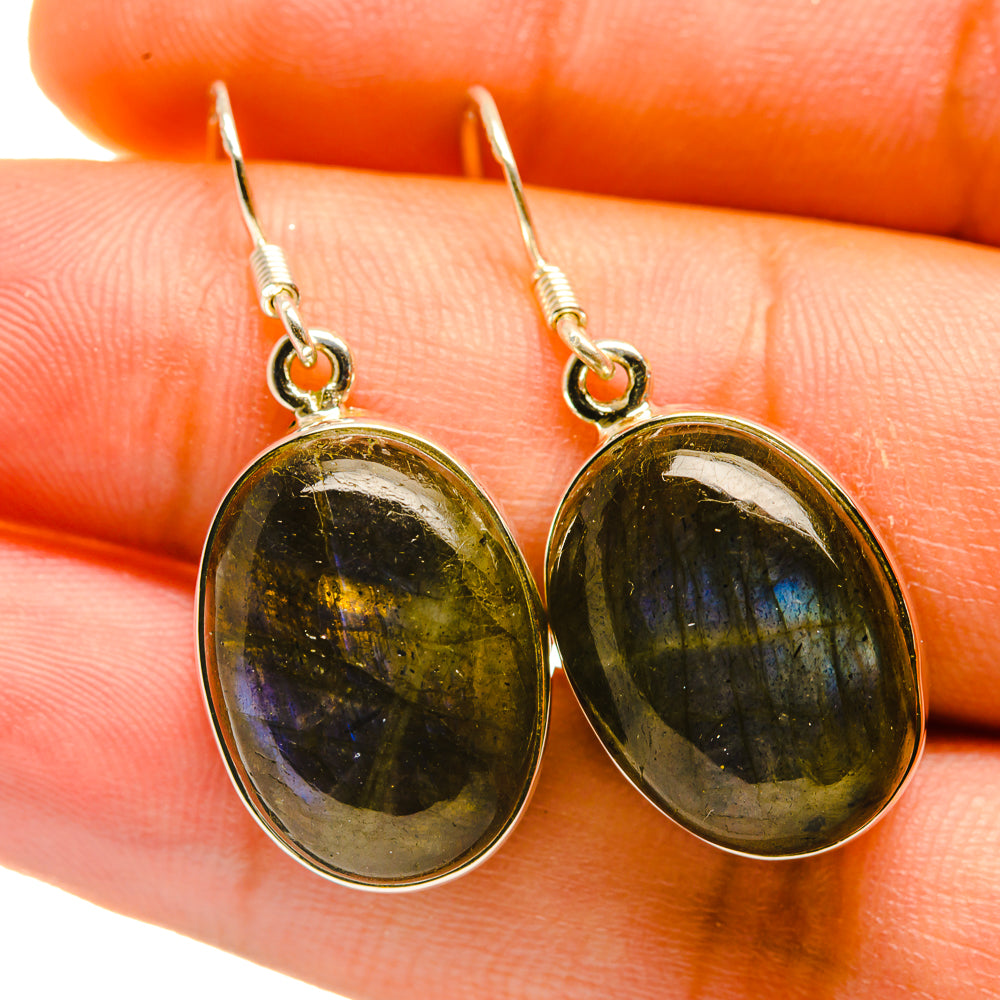 Labradorite Earrings handcrafted by Ana Silver Co - EARR418133