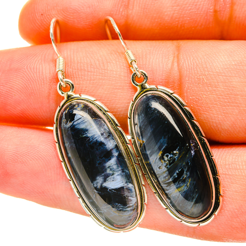 Pietersite Earrings handcrafted by Ana Silver Co - EARR418135