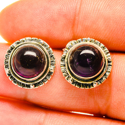Amethyst Earrings handcrafted by Ana Silver Co - EARR418158