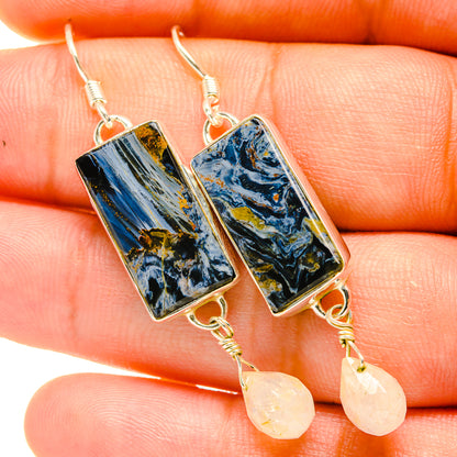 Pietersite Earrings handcrafted by Ana Silver Co - EARR418178