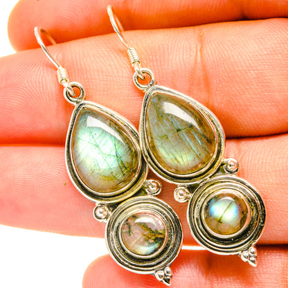 Labradorite Earrings handcrafted by Ana Silver Co - EARR418189