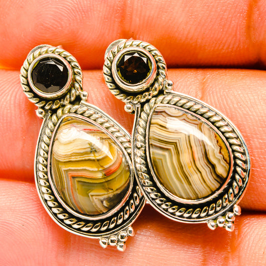 Schalenblende Earrings handcrafted by Ana Silver Co - EARR418195