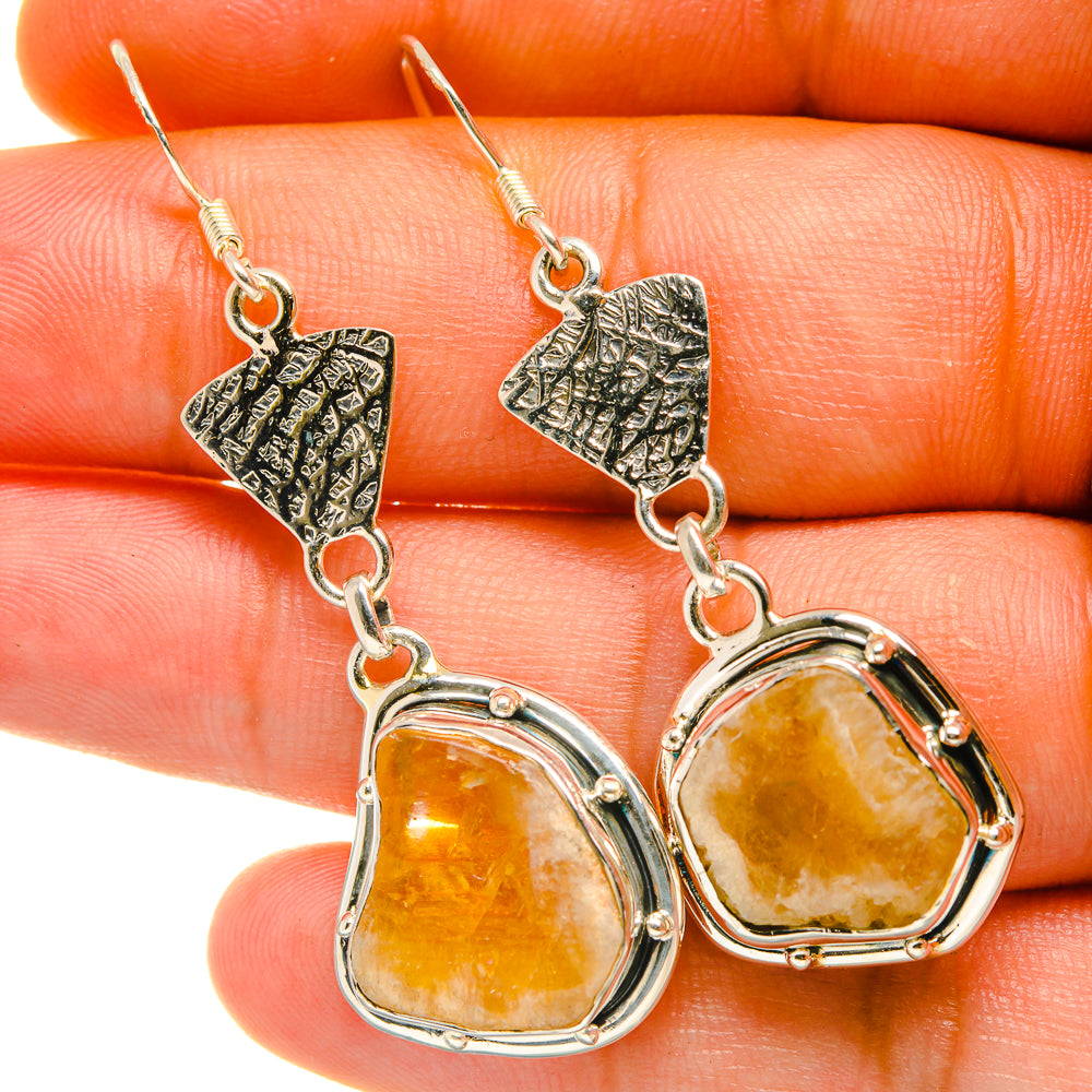 Citrine Earrings handcrafted by Ana Silver Co - EARR418204