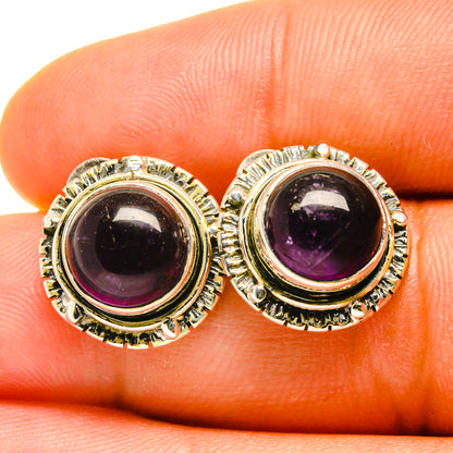Amethyst Earrings handcrafted by Ana Silver Co - EARR418207