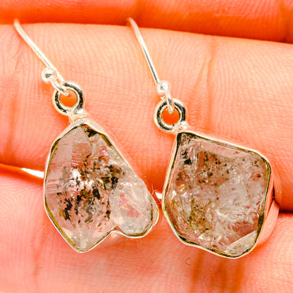 Herkimer Diamond Earrings handcrafted by Ana Silver Co - EARR418213
