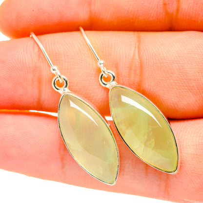 Prehnite Earrings handcrafted by Ana Silver Co - EARR418217