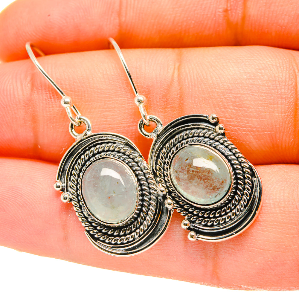 Aquamarine Earrings handcrafted by Ana Silver Co - EARR418243