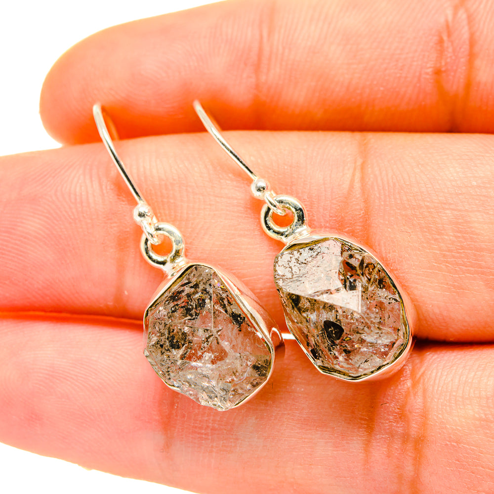 Herkimer Diamond Earrings handcrafted by Ana Silver Co - EARR418246