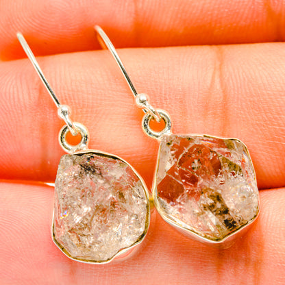 Herkimer Diamond Earrings handcrafted by Ana Silver Co - EARR418255