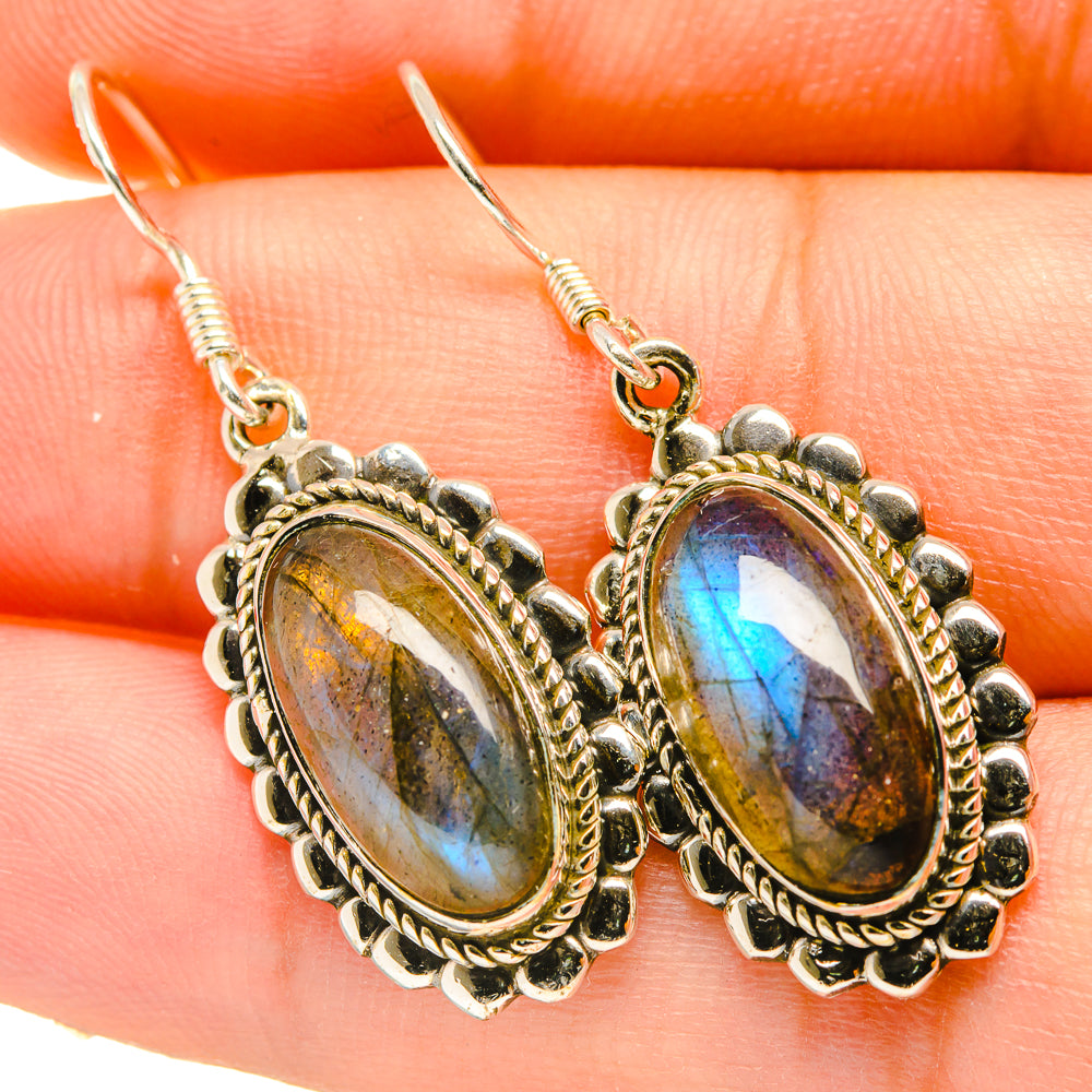 Labradorite Earrings handcrafted by Ana Silver Co - EARR418258