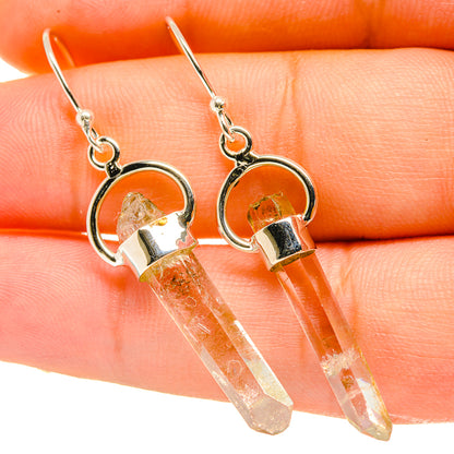 Herkimer Diamond Earrings handcrafted by Ana Silver Co - EARR418264
