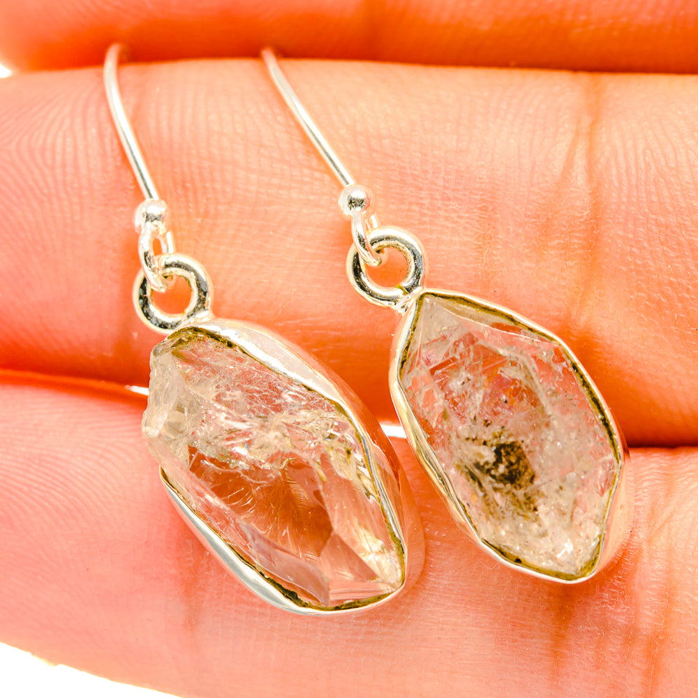 Herkimer Diamond Earrings handcrafted by Ana Silver Co - EARR418267
