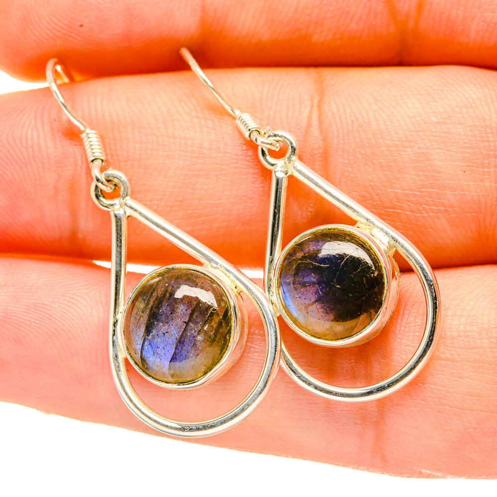 Labradorite Earrings handcrafted by Ana Silver Co - EARR418282