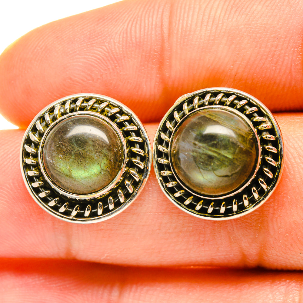 Labradorite Earrings handcrafted by Ana Silver Co - EARR418283