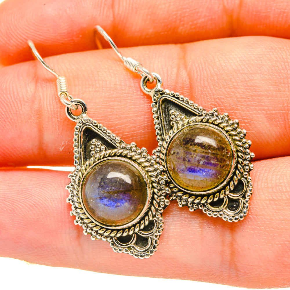Labradorite Earrings handcrafted by Ana Silver Co - EARR418287