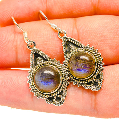 Labradorite Earrings handcrafted by Ana Silver Co - EARR418287