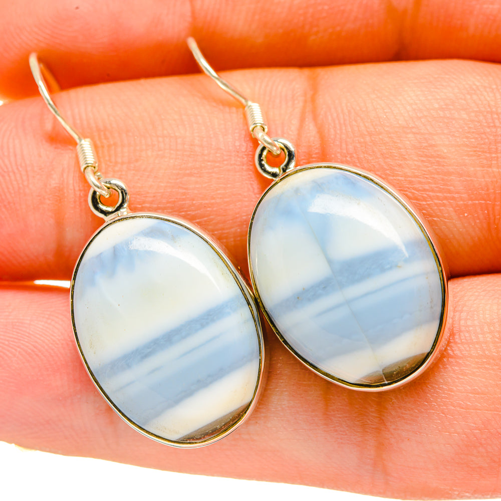 Owyhee Opal Earrings handcrafted by Ana Silver Co - EARR418313