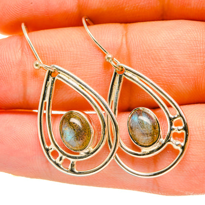 Labradorite Earrings handcrafted by Ana Silver Co - EARR418314