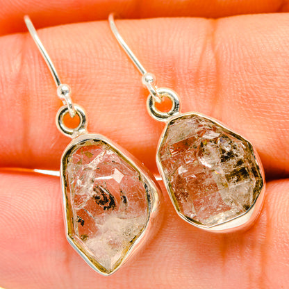 Herkimer Diamond Earrings handcrafted by Ana Silver Co - EARR418316