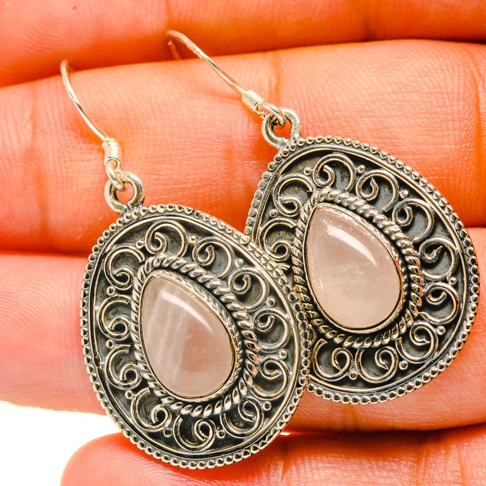Rainbow Moonstone Earrings handcrafted by Ana Silver Co - EARR418317