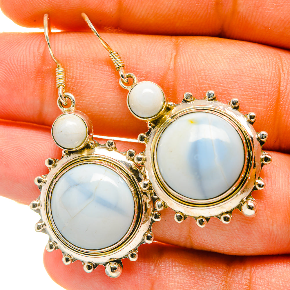 Owyhee Opal Earrings handcrafted by Ana Silver Co - EARR418343