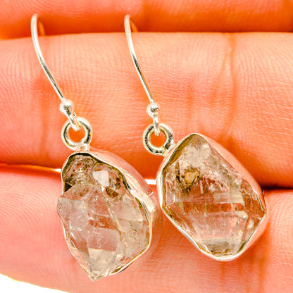 Herkimer Diamond Earrings handcrafted by Ana Silver Co - EARR418348