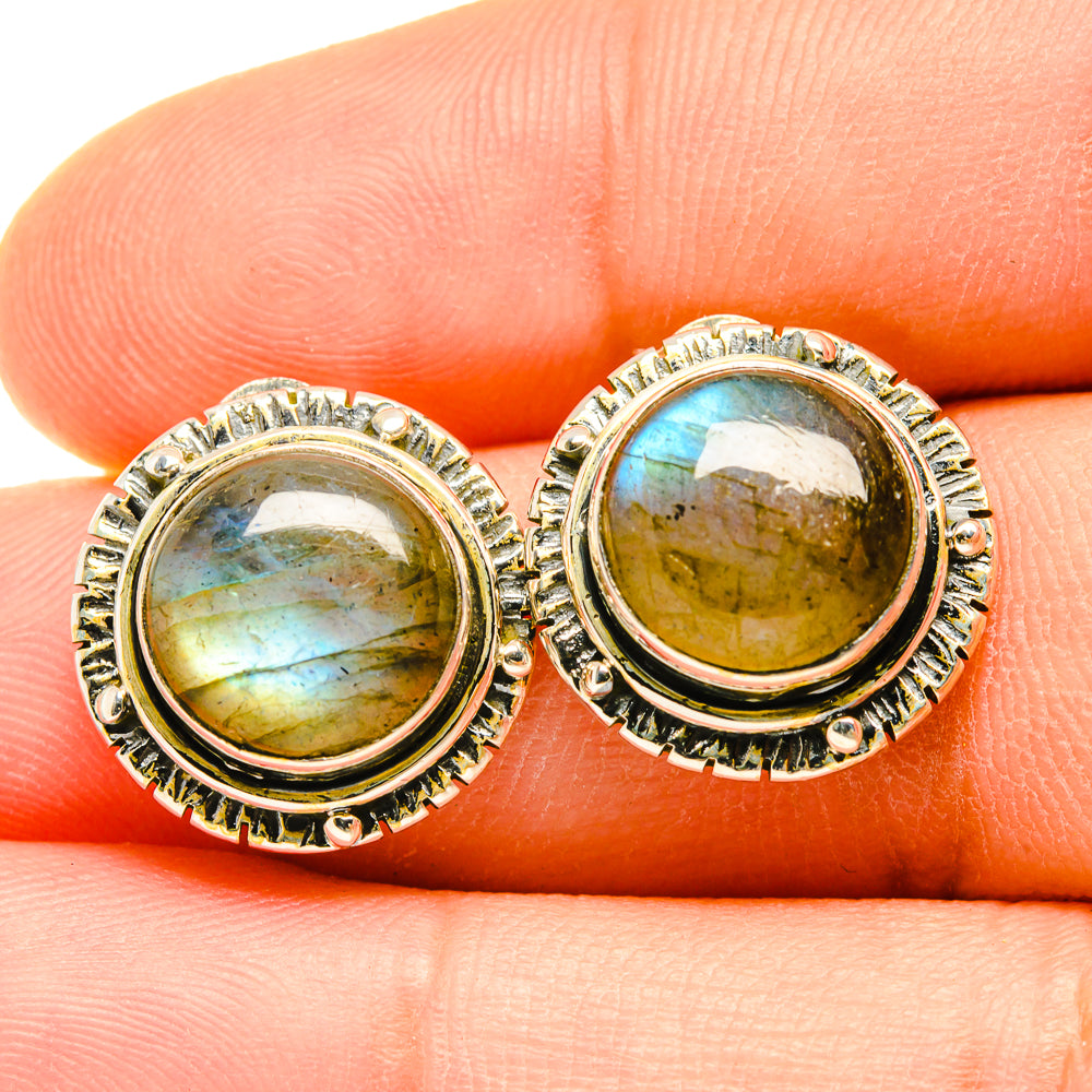 Labradorite Earrings handcrafted by Ana Silver Co - EARR418368