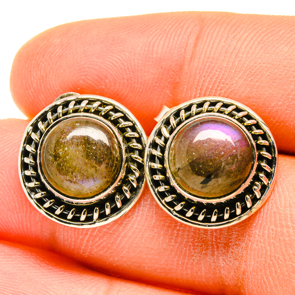 Labradorite Earrings handcrafted by Ana Silver Co - EARR418381