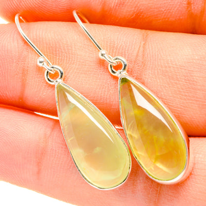 Prehnite Earrings handcrafted by Ana Silver Co - EARR418387
