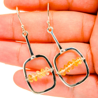 Citrine Earrings handcrafted by Ana Silver Co - EARR418401