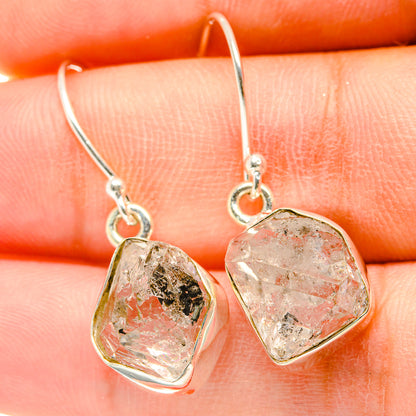 Herkimer Diamond Earrings handcrafted by Ana Silver Co - EARR418410