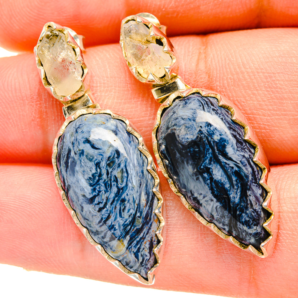 Pietersite Earrings handcrafted by Ana Silver Co - EARR418415