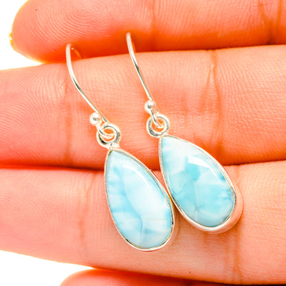 Larimar Earrings handcrafted by Ana Silver Co - EARR418450