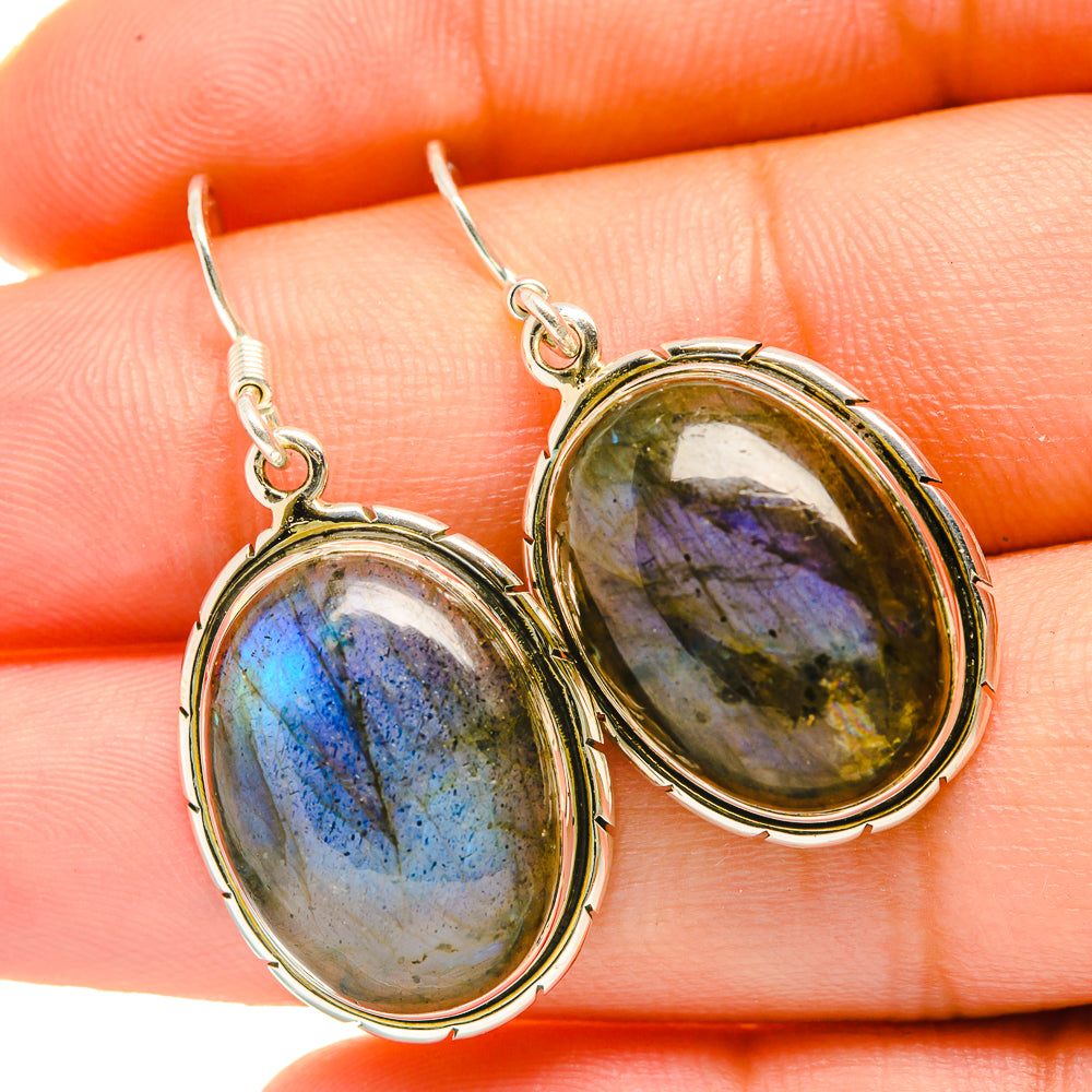 Labradorite Earrings handcrafted by Ana Silver Co - EARR418464