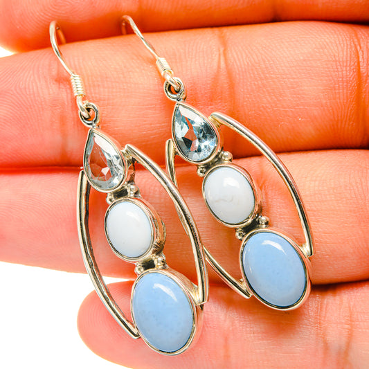 Owyhee Opal Earrings handcrafted by Ana Silver Co - EARR418469