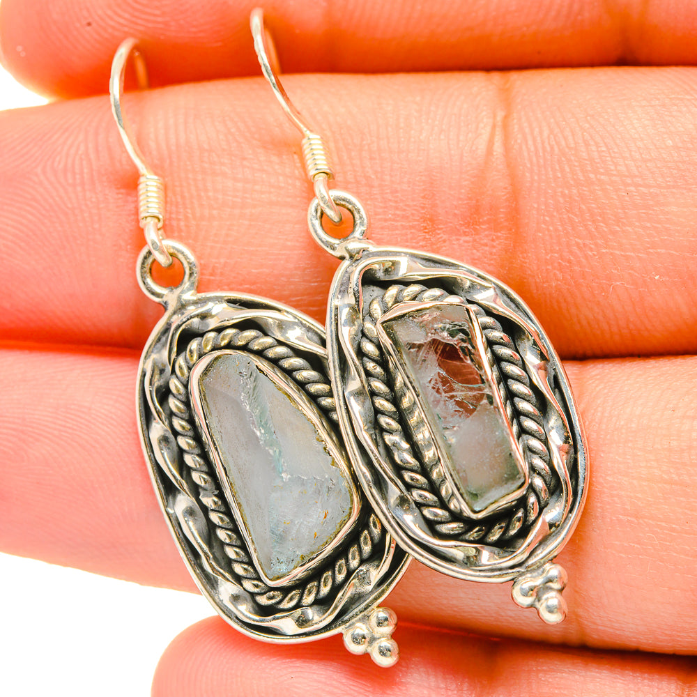Aquamarine Earrings handcrafted by Ana Silver Co - EARR418470