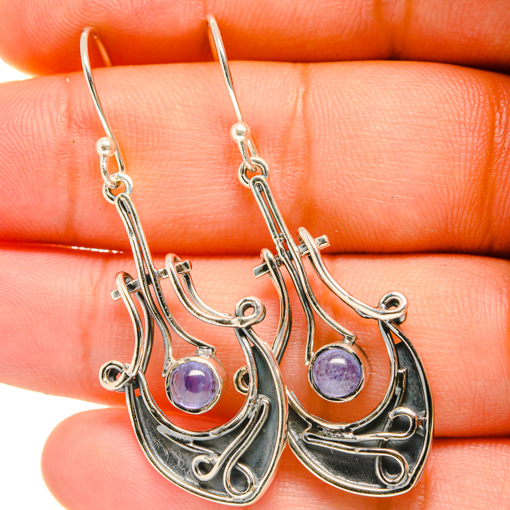 Tanzanite Earrings handcrafted by Ana Silver Co - EARR418487
