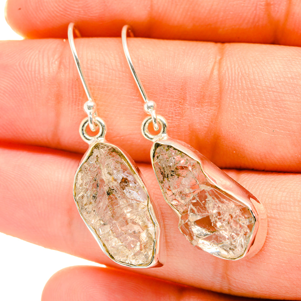 Herkimer Diamond Earrings handcrafted by Ana Silver Co - EARR418490