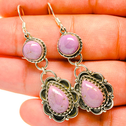 Phosphosiderite Earrings handcrafted by Ana Silver Co - EARR418492