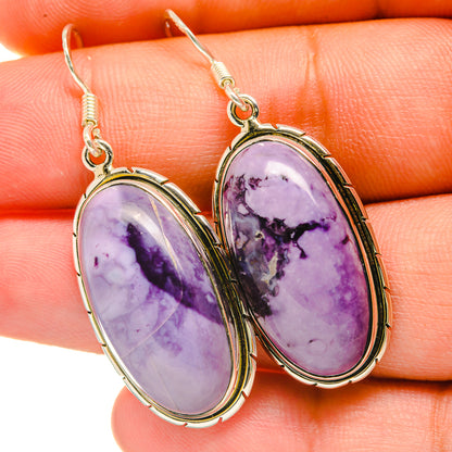 Phosphosiderite Earrings handcrafted by Ana Silver Co - EARR418497