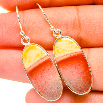 Mookaite Earrings handcrafted by Ana Silver Co - EARR418501