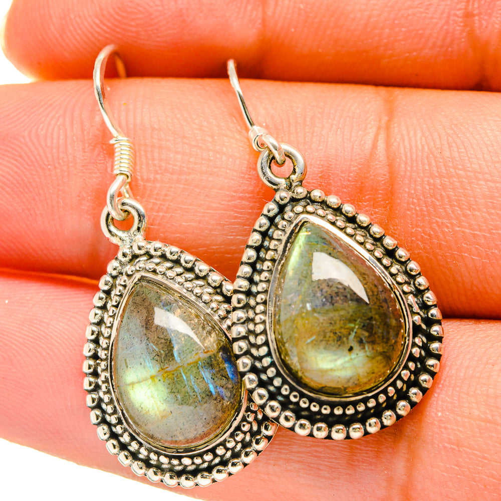 Labradorite Earrings handcrafted by Ana Silver Co - EARR418502