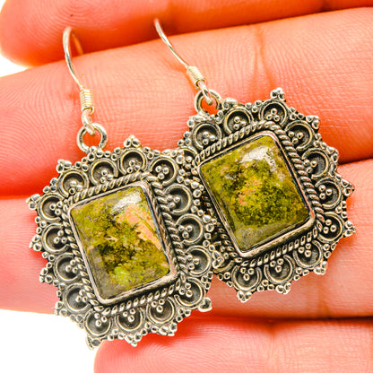 Ocean Jasper Earrings handcrafted by Ana Silver Co - EARR418503