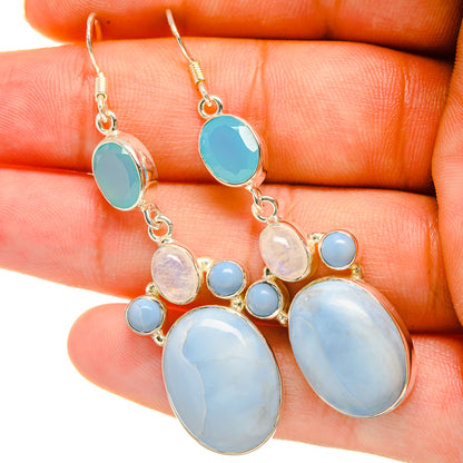 Owyhee Opal Earrings handcrafted by Ana Silver Co - EARR418507
