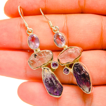 Amethyst Earrings handcrafted by Ana Silver Co - EARR418529