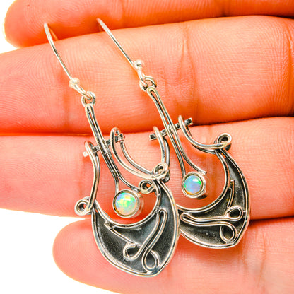 Ethiopian Opal Earrings handcrafted by Ana Silver Co - EARR418532
