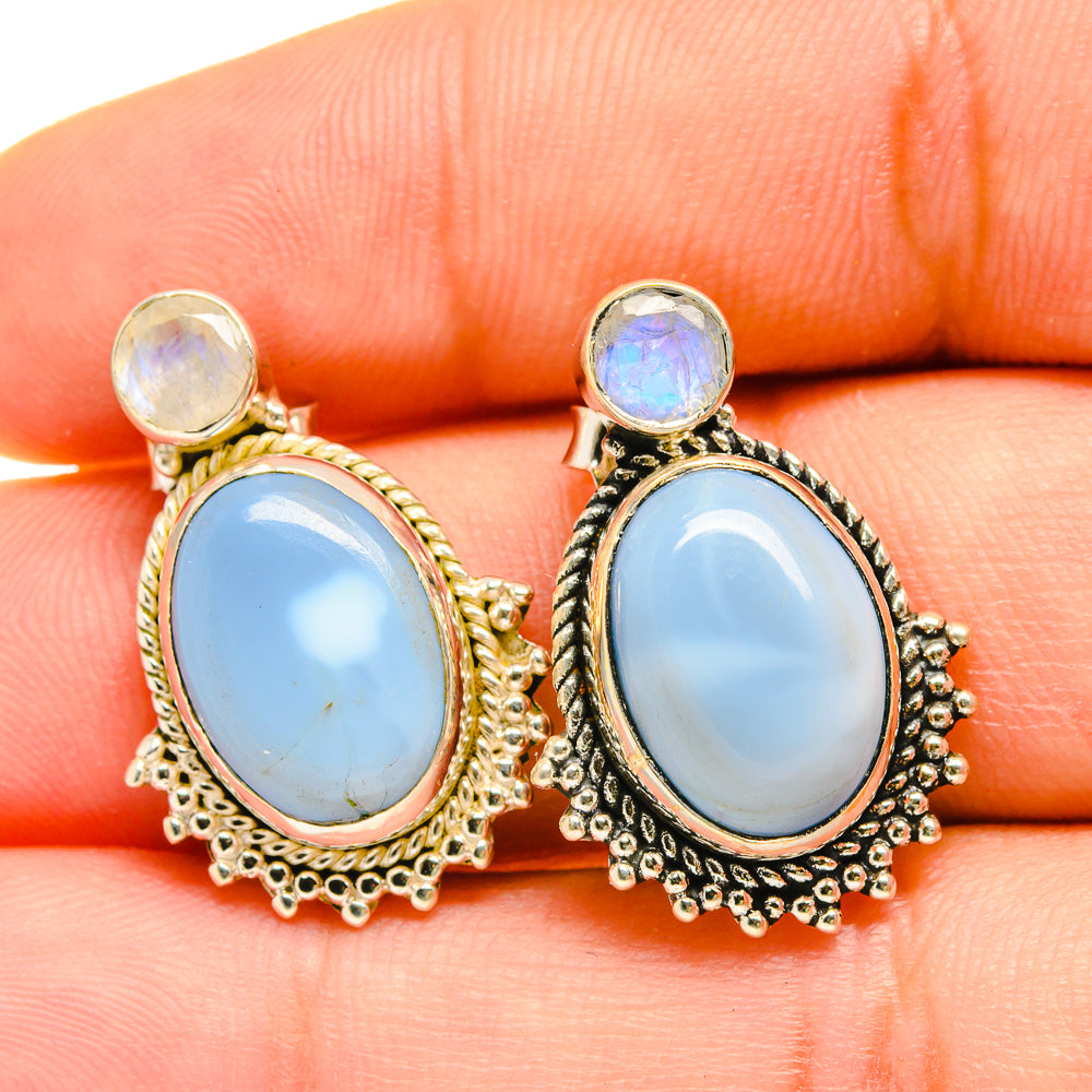 Owyhee Opal Earrings handcrafted by Ana Silver Co - EARR418553